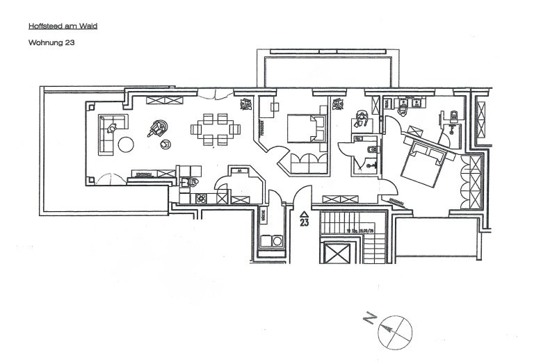 Immobilienangebot - Wunstorf - Alle - Wohnen wie kein Zweiter – außergewöhnliche Penthouse-Rarität am Bürgerpark