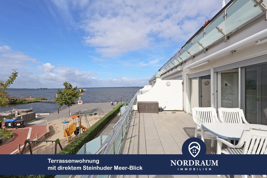 Immobilienangebot - Wunstorf - Alle - Terrassenwohnung mit direktem Steinhuder Meer - Blick