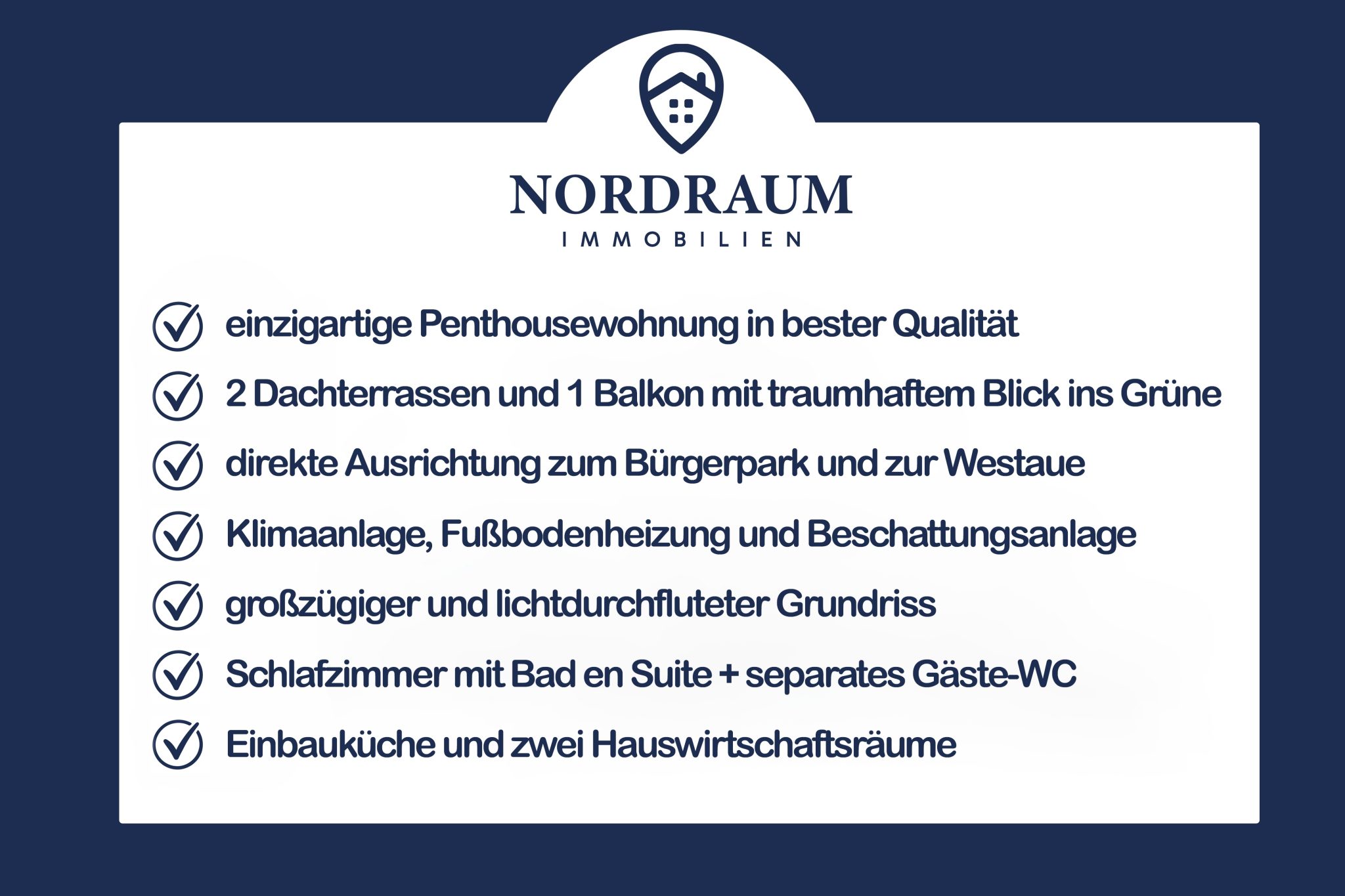 Immobilienangebot - Wunstorf - Alle - Wohnen wie kein Zweiter – außergewöhnliche Penthouse-Rarität am Bürgerpark