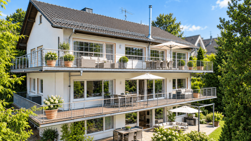 Immobilienangebot - Much - Wohnung - Wohnen im Herzen von Much: Gepflegte Eigentumswohnung mit Terrasse und Garage