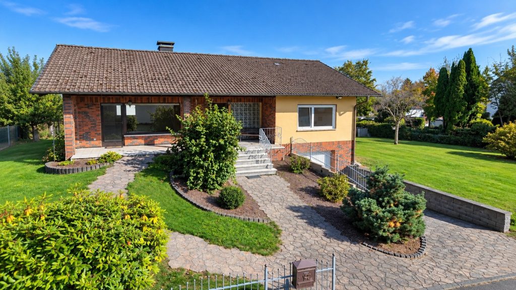 Immobilienangebot - Neunkirchen-Seelscheid - Haus - Ruhige, idyllische Lage am Ortsrand – freistehender Bungalow auf großem Grundstück