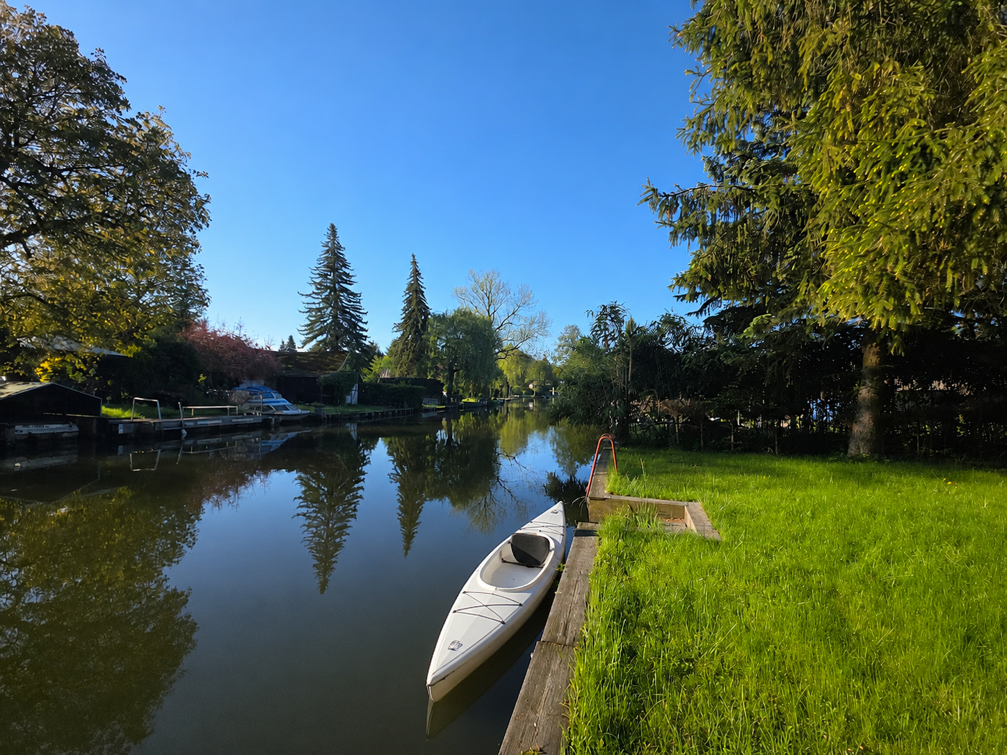 Immobilienangebot - Alt Ruppin - Alle - Ein besonderer Platz am Rhin: Haus, Datsche und eigener Wasserzugang