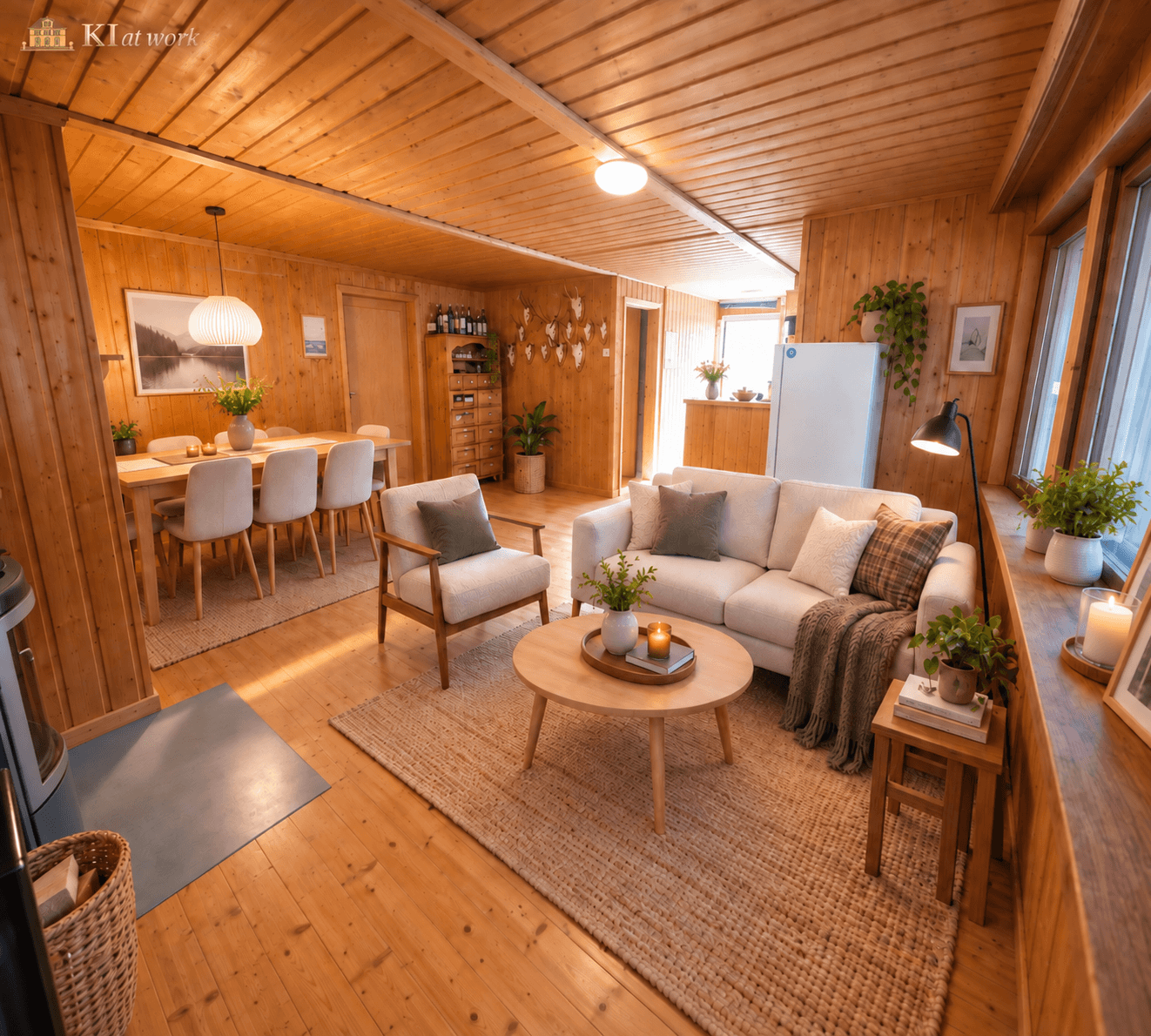 Immobilienangebot - Neuruppin - Alle - Fast erste Reihe zum See: Zwei Datschen mit Bootshaus und Steg