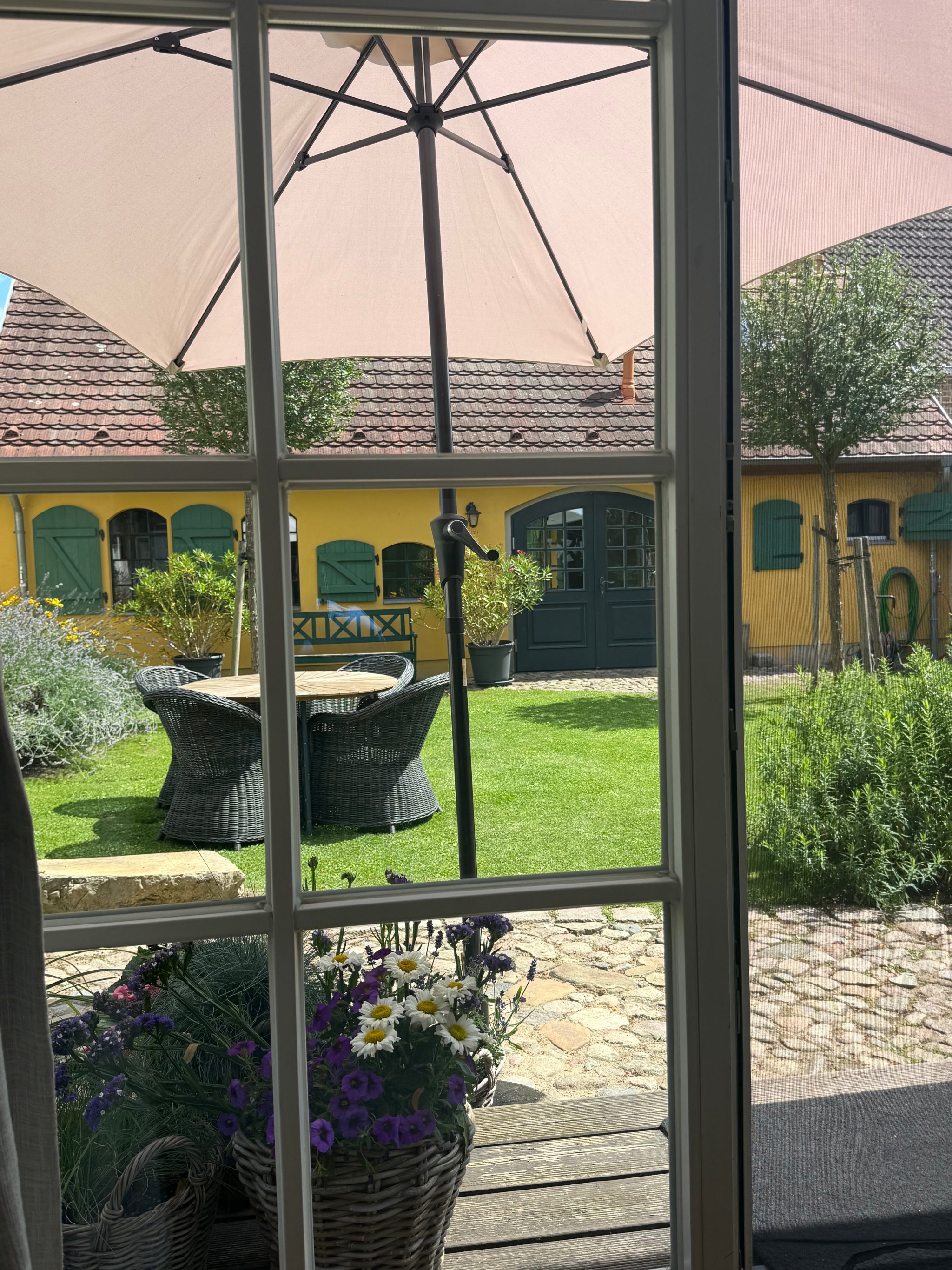 Immobilienangebot - Wustrau - Alle - Verstecktes Kleinod mit Vorderhaus, ausgebauter Remise und großem Garten