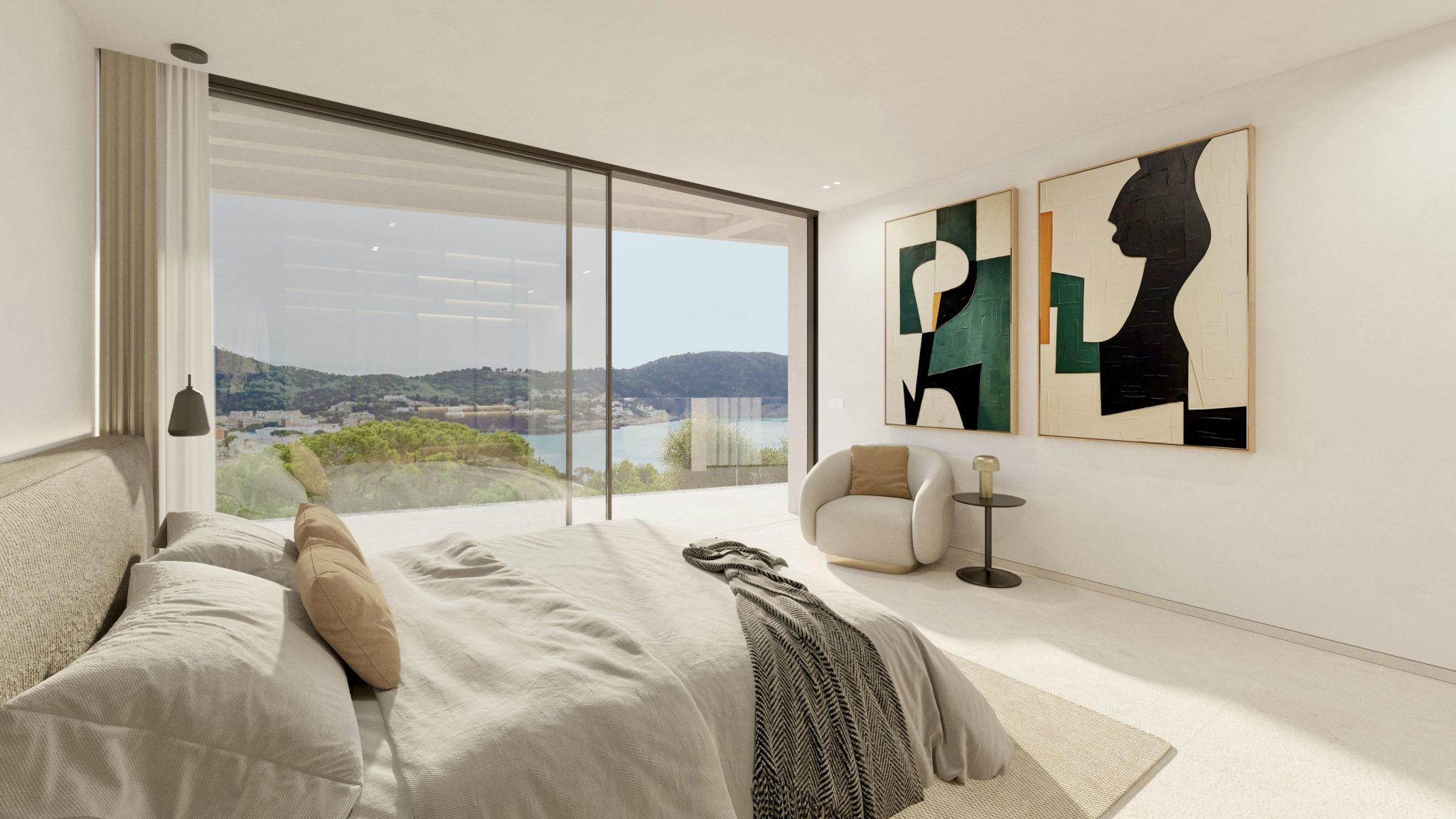 Immobilienangebot - Mallorca (Andratx) - Alle - Aurora One - Exklusiver Neubau einer modernen Luxusvilla mit beeindruckendem Meerblick in Camp de Mar - Fertigstellung Q2 2026