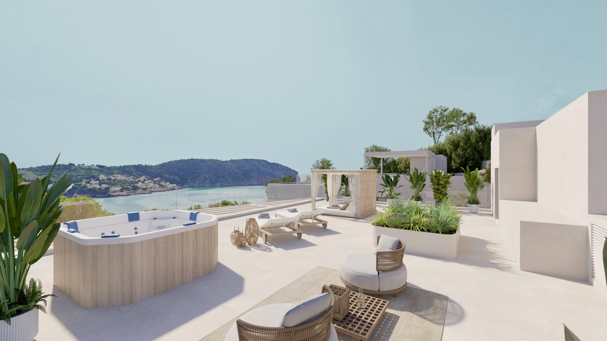 Immobilienangebot - Mallorca (Andratx) - Alle - Aurora One - Exklusiver Neubau einer modernen Luxusvilla mit beeindruckendem Meerblick in Camp de Mar - Fertigstellung Q2 2026