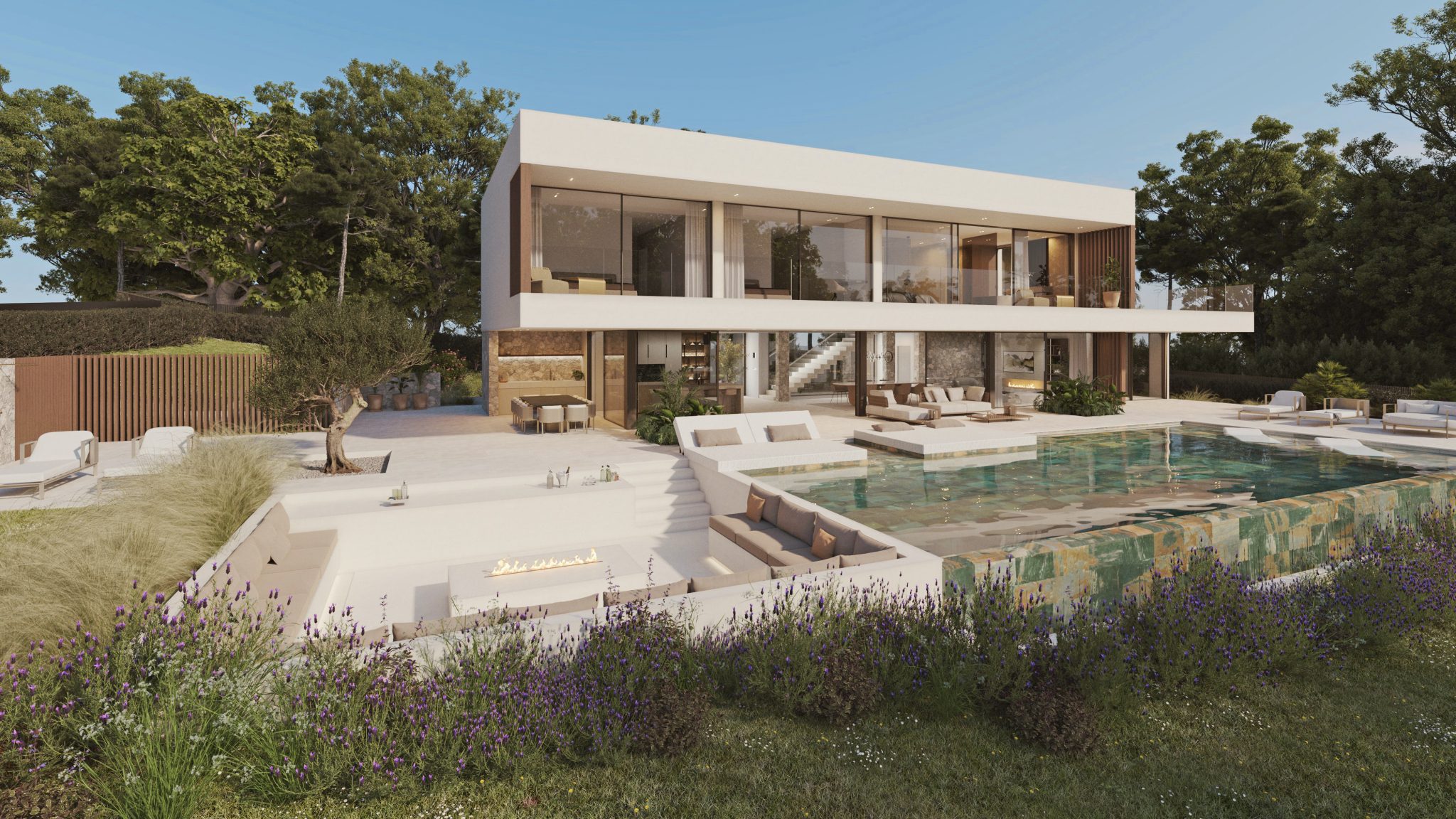 Immobilienangebot - Mallorca (Bunyola) - Alle - Nova One Moderne Luxus-Finca auf weitläufigem Grundstück mit exklusiver Ausstattung - Fertigstellung in Kürze