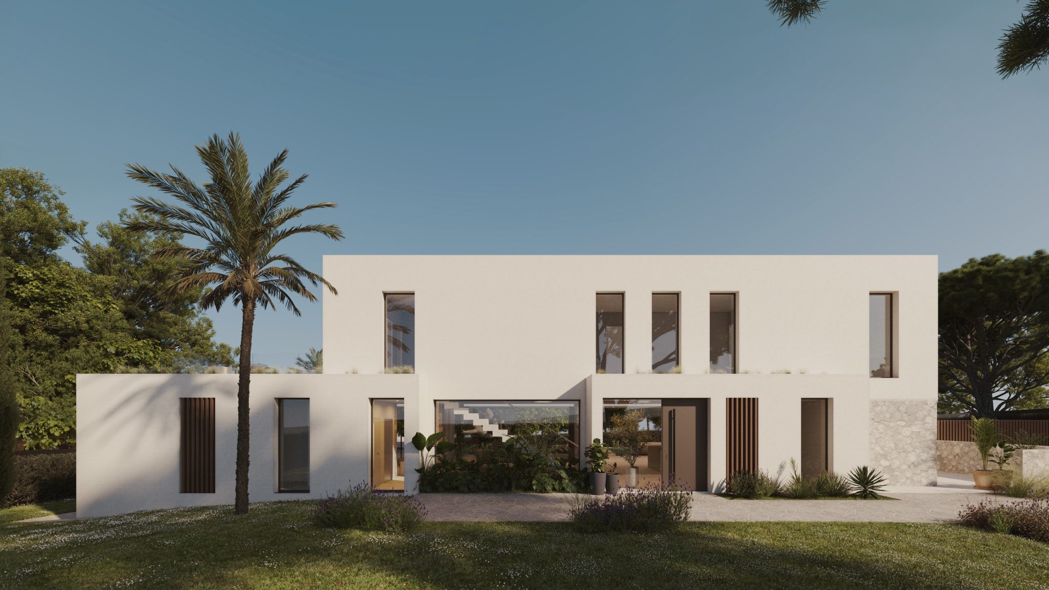 Immobilienangebot - Mallorca (Bunyola) - Alle - Nova One Moderne Luxus-Finca auf weitläufigem Grundstück mit exklusiver Ausstattung - Fertigstellung in Kürze
