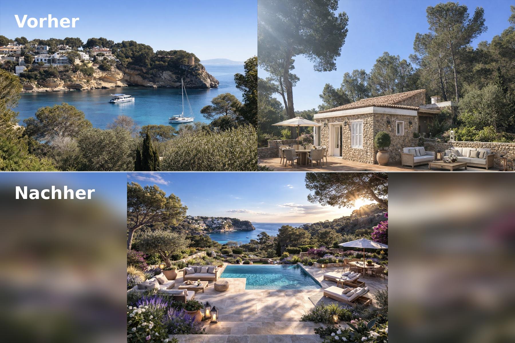 Immobilienangebot - Mallorca (Portals Vells) - Alle - Finca-Projekt in privilegierter Lage nahe Cala Mago / Mediterrane Oasis mit Gestaltungspotenzial