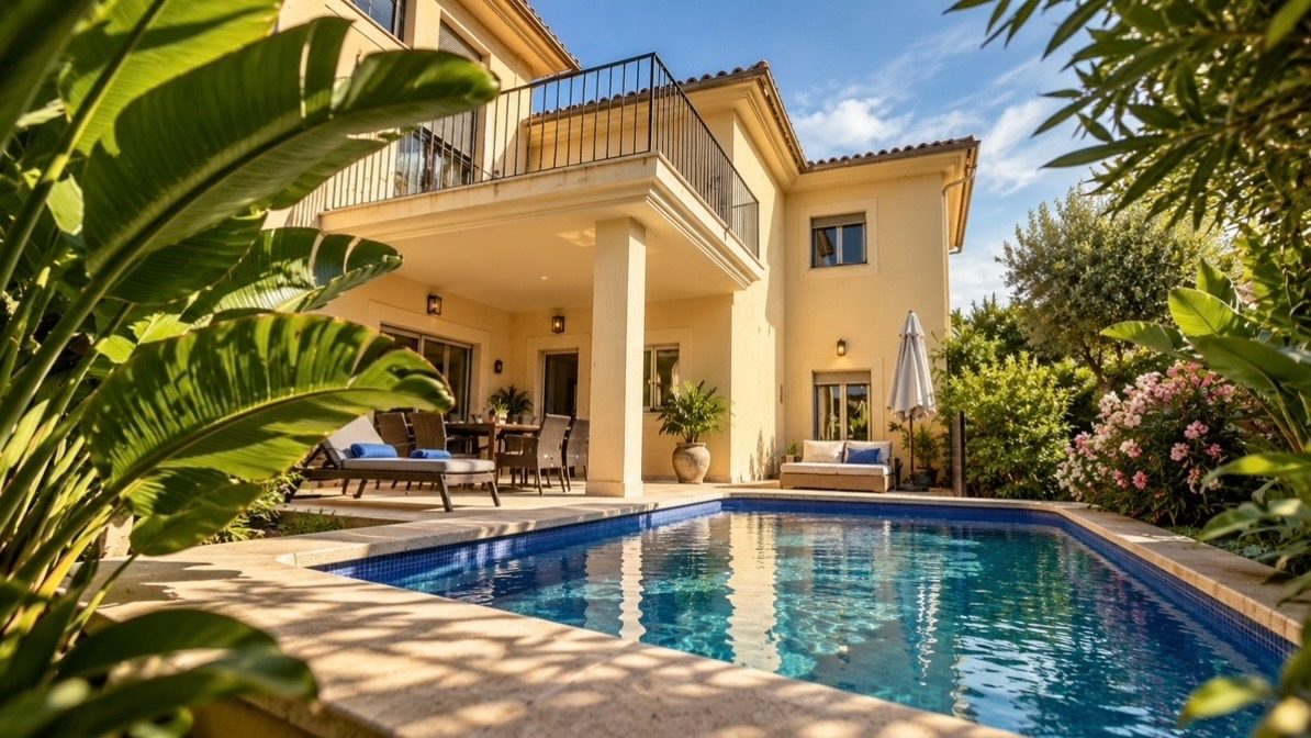 Immobilienangebot - Mallorca (Coll den Rabassa) - Alle - Elegante Villa mit Pool in Palma de Mallorcas Stadtteil Ciudad Jardín