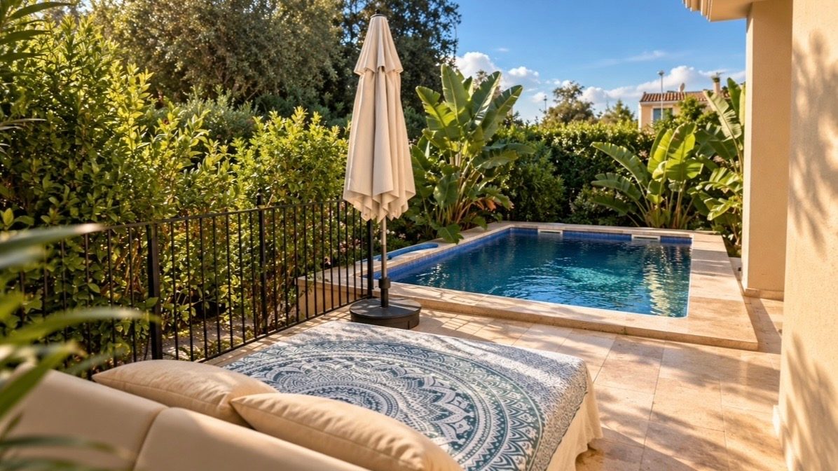 Immobilienangebot - Mallorca (Coll den Rabassa) - Alle - Elegante Villa mit Pool in Palma de Mallorcas Stadtteil Ciudad Jardín