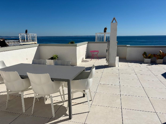 Immobilienangebot -  Mallorca (San Agustin) - Alle - Exklusives Penthouse mit großzügiger Dachterrasse und Meerblick in San Agustín