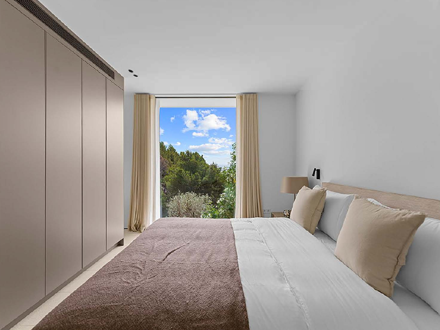 Immobilienangebot - Mallorca (Son Vida)  - Alle - Exklusive Neubauvilla mit Gästeapartment, Wellnessbereich und Meerblick in Son Vida