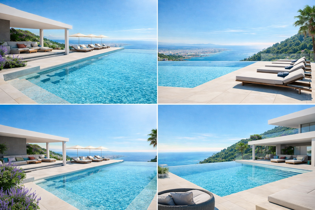 Immobilienangebot - Mallorca (Son Vida) - Grundstücke - Exklusives Baugrundstück mit Panoramablick auf die Bucht von Palma in privilegierter Wohnlage nahe Palma