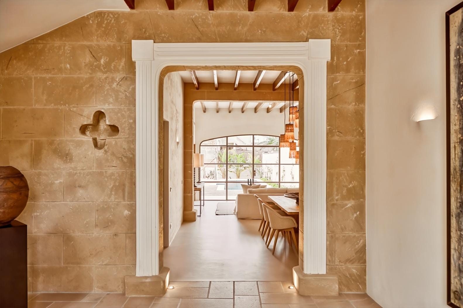 Immobilienangebot - Mallorca (Felanitx) - Alle - Exklusives Stadthaus mit Pool und privatem Oasis-Garten im Herzen von Felanitx