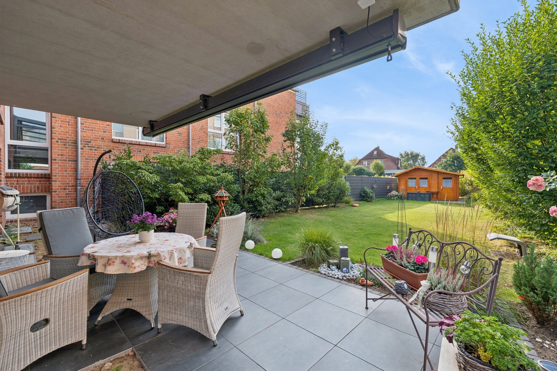 Immobilienangebot - Burgwedel - Alle - Charmante Eigentumswohnung mit Garten in Burgwedel und Erdwärme als Energieträger