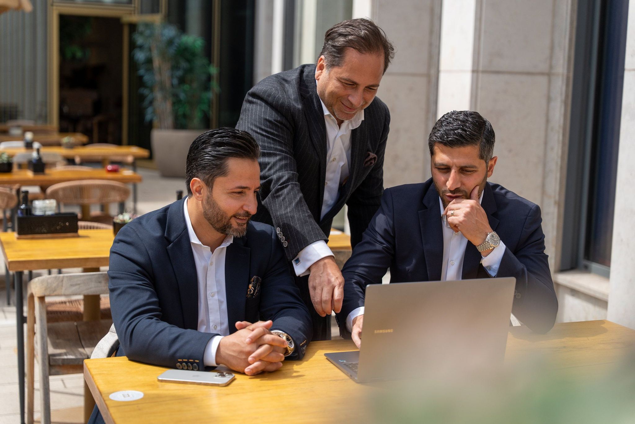Besprechung im homéa-Büro in Köln