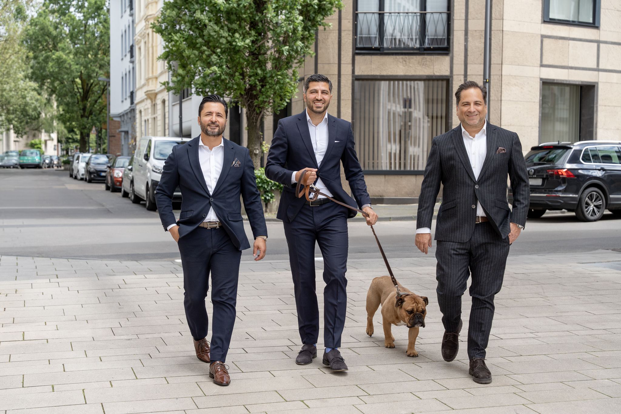Das homéa-Team unterwegs in einer Kölner Straße