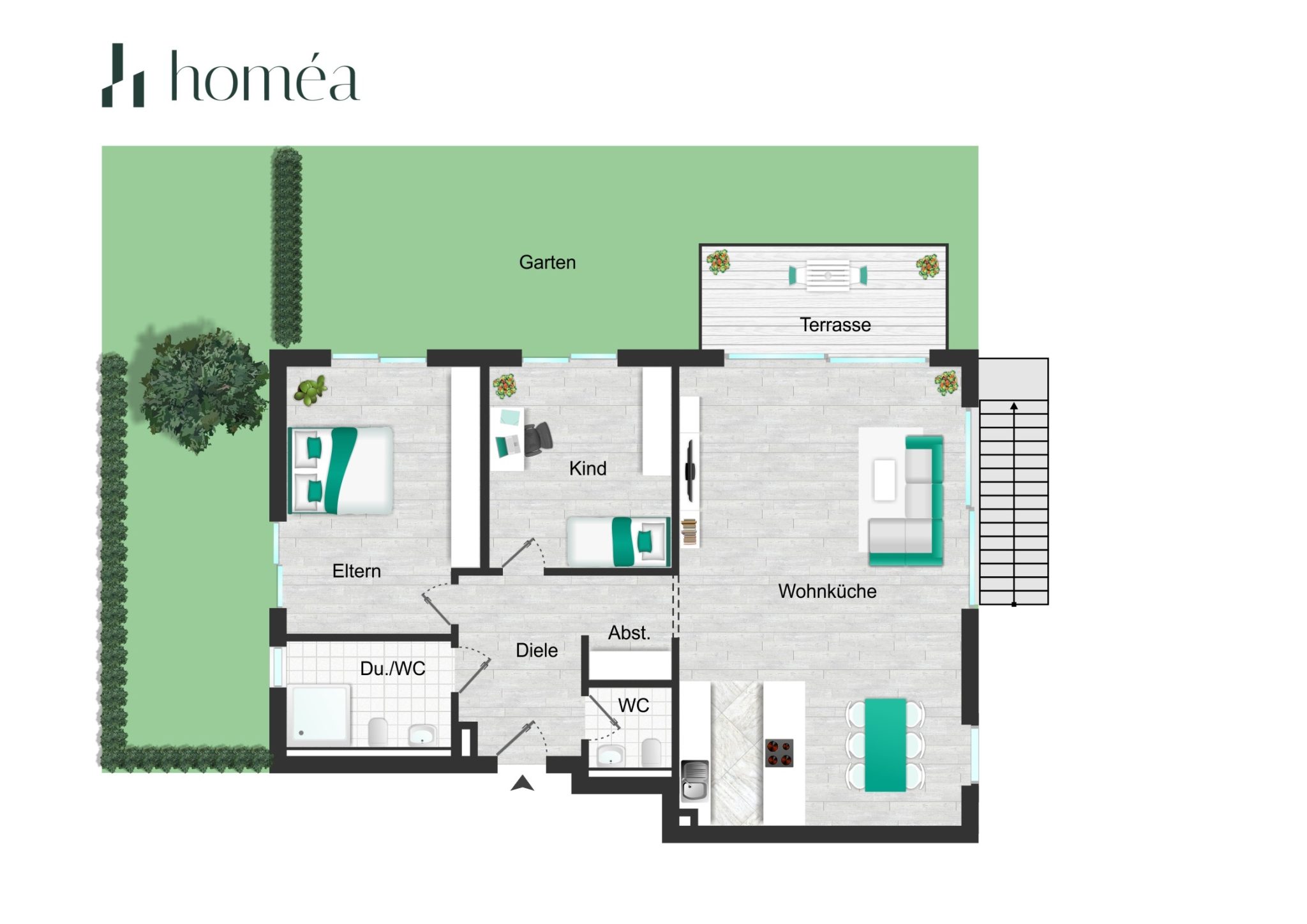 Immobilienangebot - Köln - Alle - Nur noch 2 Wohneinheiten verfügbar! Exklusiver Neubau in Zündorf mit Terrasse & Tiefgarage