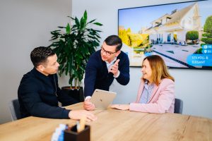 Interne Besprechung zu Immobilien