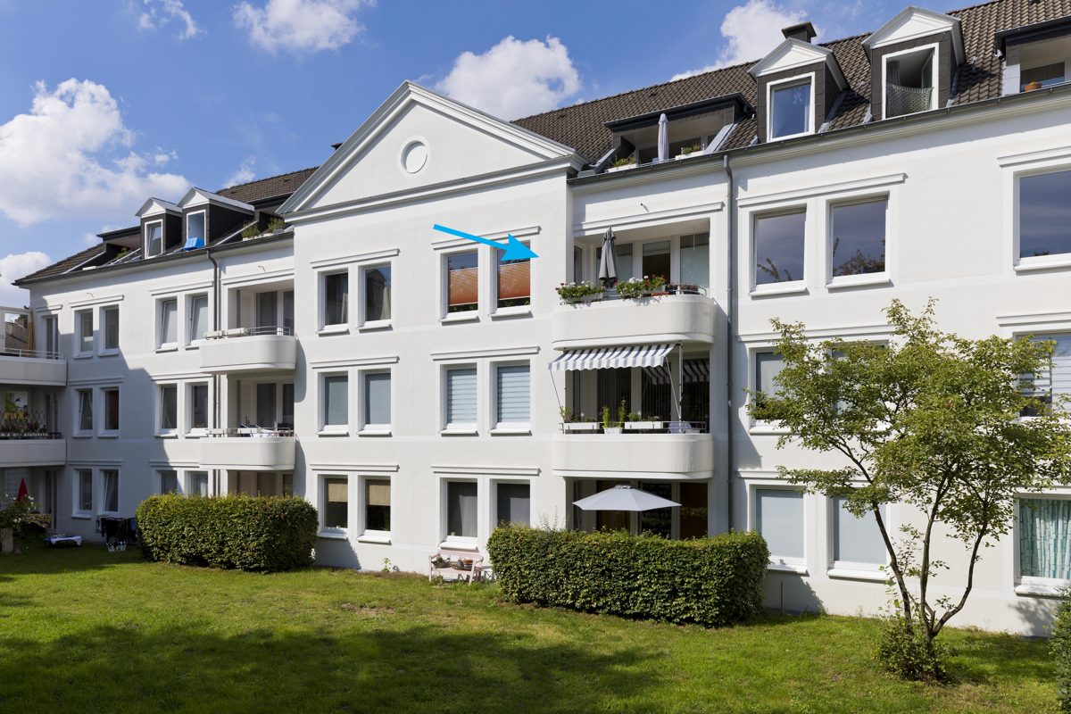 Immobilienangebot - BI-Stieghorst - Alle - 3-Zi.-Mietwohnung mit Loggia
Einbauküche und Kfz-Stellplatz