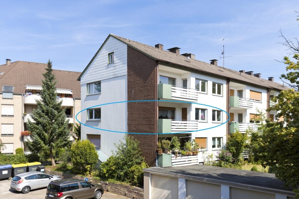 Immobilienangebot - Bielefeld / Brackwede - Alle - Packen Sie es an - 4-Zi.-Eigentumswohnung mit Loggia!