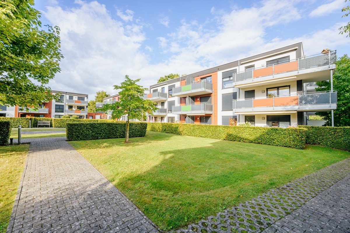 Immobilienangebot - BI-Theesen - Alle - Ohne Stufen leben -  2-Zi.-Eigentumswohnung mit Terrasse und Stellplatz!
