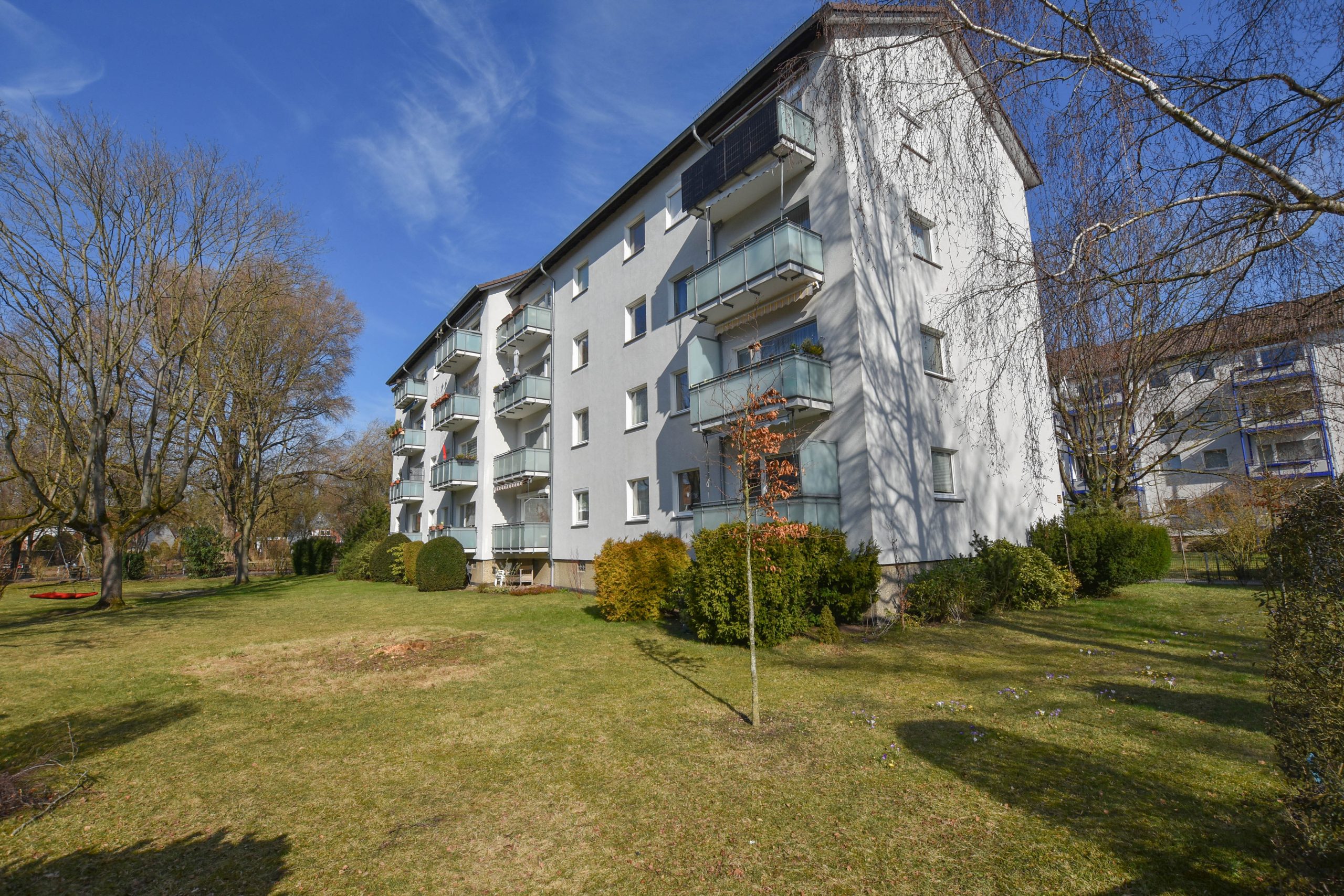 Kunze Immobilien e. K. - Immobilienangebot - 30629 Hannover - Misburg Nord - Erdgeschosswohnung - KUNZE: 3-Zimmerwohnung in ruhiger Lage mit Ostbalkon in Hannover Misburg-Nord