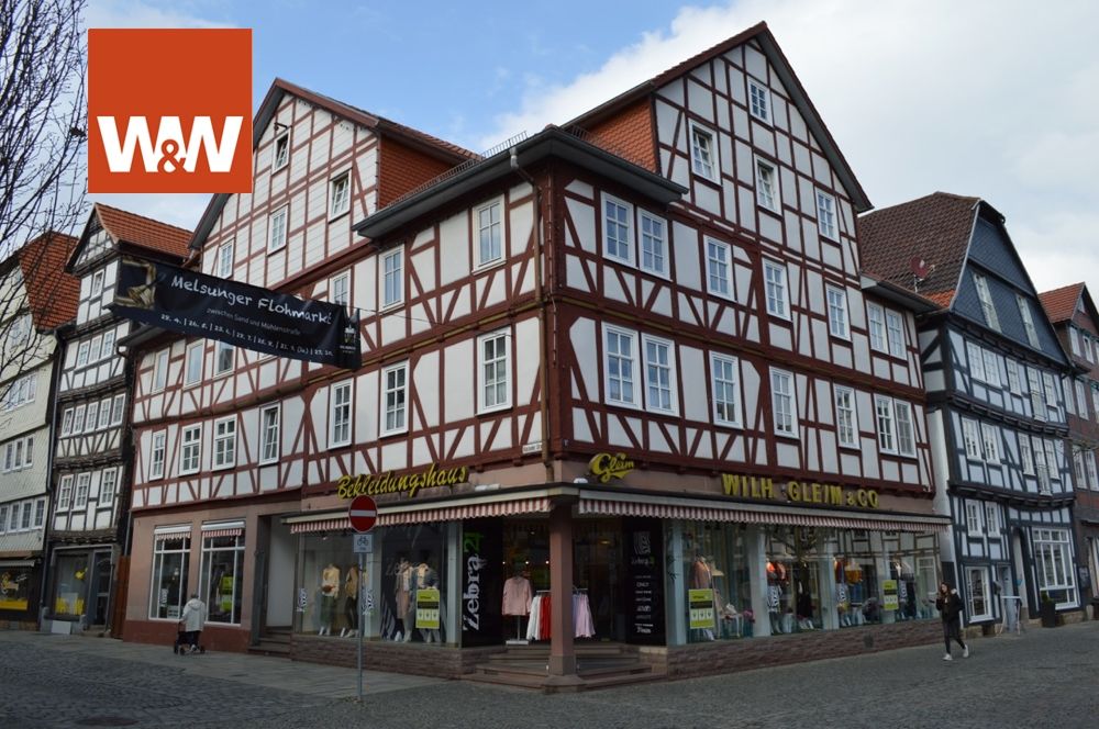 Immobilienangebot - Melsungen - Alle - +++ KEINE MIETERPROVISION: Flexibel gestaltbares Ladenlokal mit großen Schaufenstern in bester Innenstadtlage +++