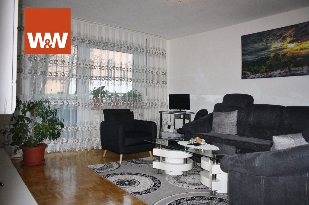 Immobilienangebot - Kempten (Allgäu) - Alle - 3 - Zimmer - Erdgeschosswohnung mit Balkon und Kfz - Aussenstellplatz