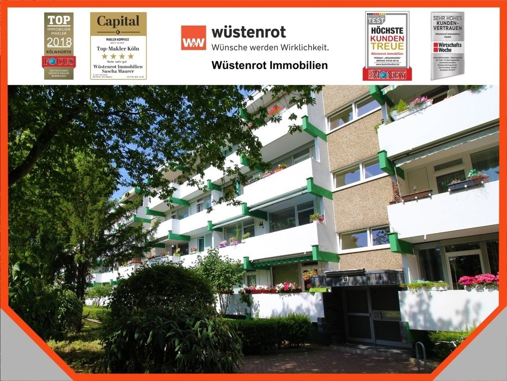 Immobilienangebot - Köln / Chorweiler - Wohnung - VERKAUFT: Helle, frisch renovierte 4 Zimmer-Wohnung mit zwei Balkonen in top gepflegtem Mehrfamilienhaus!