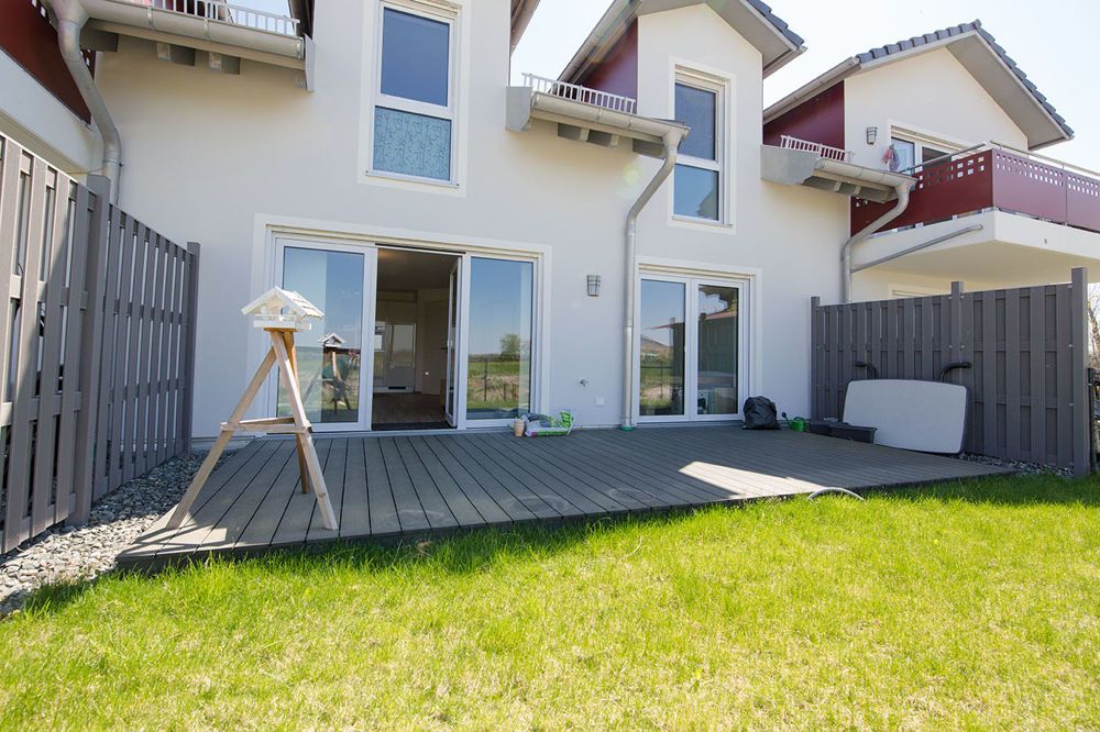 Immobilienangebot - Waal - Wohnung - Pfiffige, neuwertige Gartenwohnung mit Top-Ausstattung in Waal