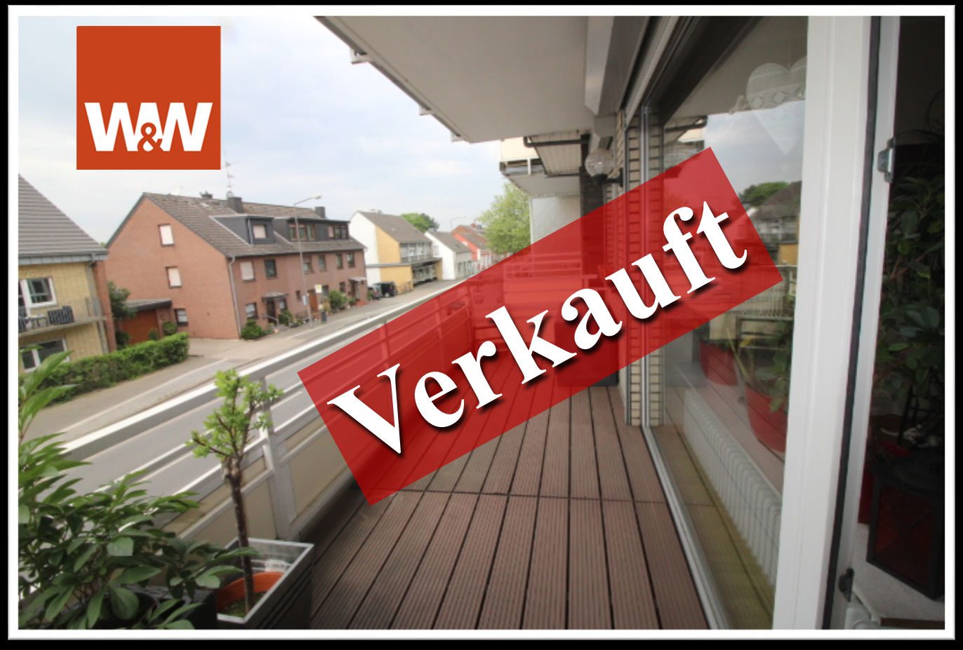 Immobilienangebot - Moers / Asberg - Alle - Frei werdende, schöne Wohnung mit zwei Balkons und Garage in Moers-Asberg!