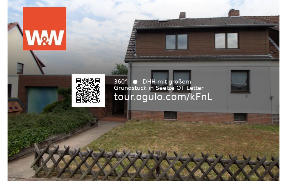 Immobilienangebot - Seelze - Alle - DHH mit großem Grundstück in Seelze OT Letter
