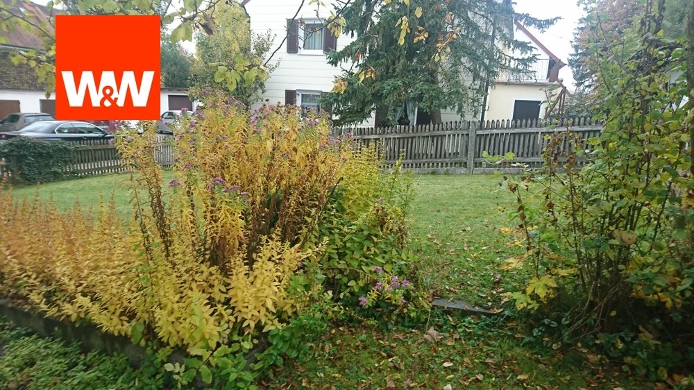 Immobilienangebot - Schwabhausen - Alle - Grundstück mit Altbestand in Schwabhausen, komplett mit Garagengrundstück auf 626 m² zur Neubebauung