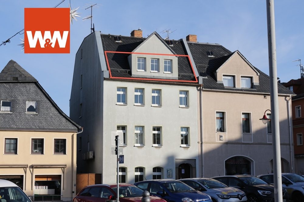 Immobilienangebot - Neusalza-Spremberg - Alle - +++ 2-Raum Dachgeschosswohnung mit Parkett und kleiner Dachterrasse +++