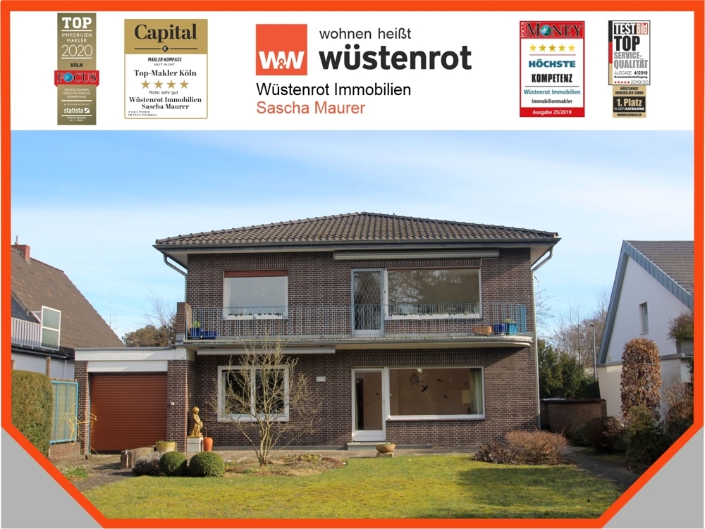Immobilienangebot - Köln - Alle - VERKAUFT: Freistehendes Ein- bis Zweifamilienhaus mit traumhaftem Garten - Hier ist Platz für 2 Generationen!