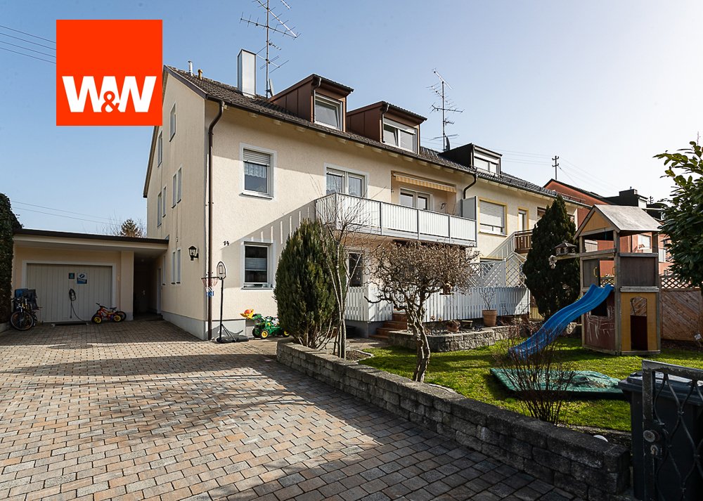 Immobilienangebot - Karlsfeld - Alle - Ideal für Familien. Top renovierte sonnige Gartenwohnung unweit vom Karlsfelder See mit Einzelgarage