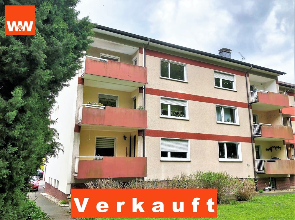 Immobilienangebot - Iserlohn / Letmathe - Alle - Letmathe - Hübsche 3-Zimmerwohnung mit Balkon und Garage im Grünen