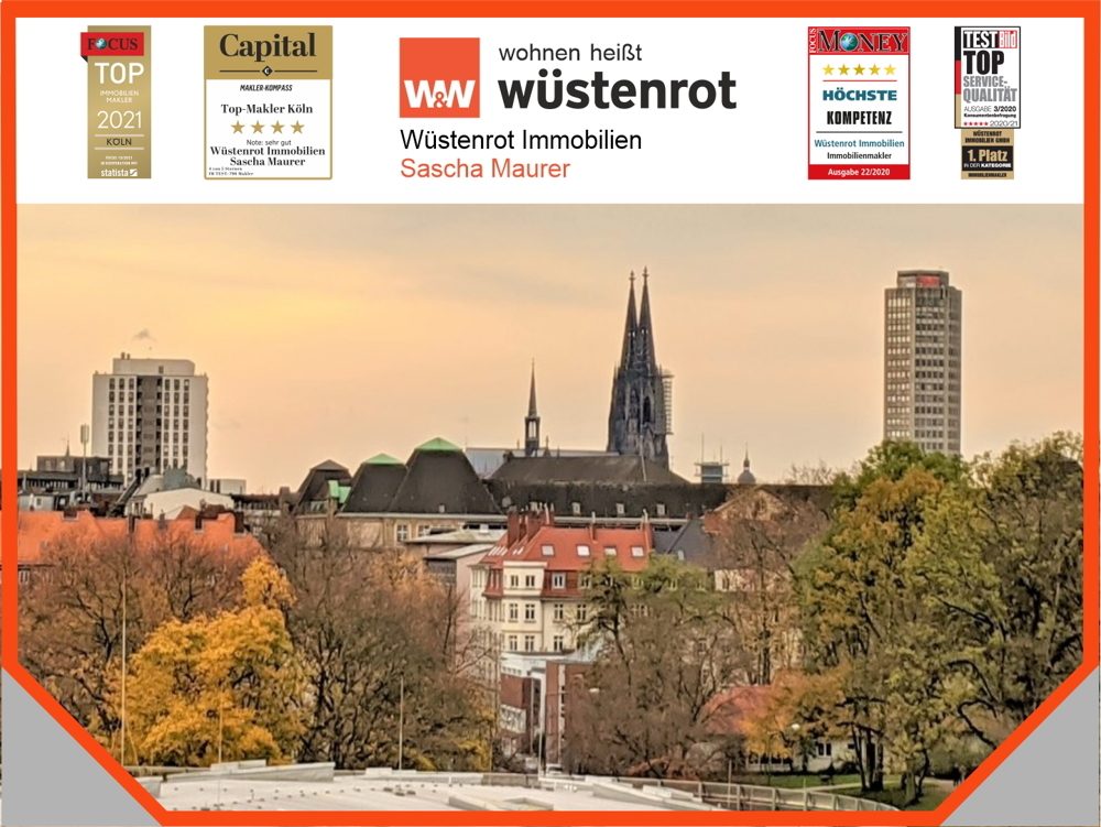 Immobilienangebot - Köln / Nippes - Alle - VERKAUFT: Ihre Kapitalanlage mit Ausblick auf den DOM!!!