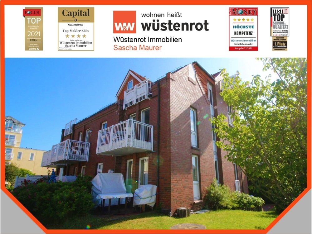 Immobilienangebot - Wangerooge - Alle - VERKAUFT: Wangerooge: Ruhig und trotzdem Zentral! 
Top gepflegte Ferienwohnung in bester Wohnlage!