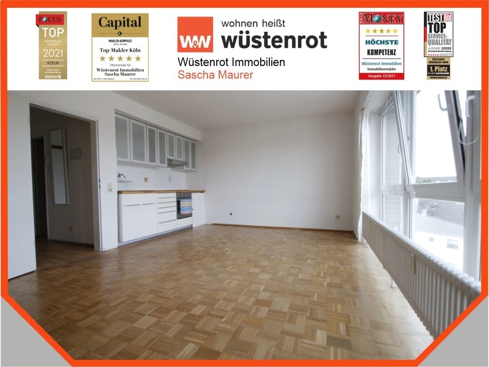 Immobilienangebot - Köln-Buchheim - Alle - VERKAUFT 1-Zimmerwohnung mit Einzelgarage und Aufzug in Köln- Buchheim!