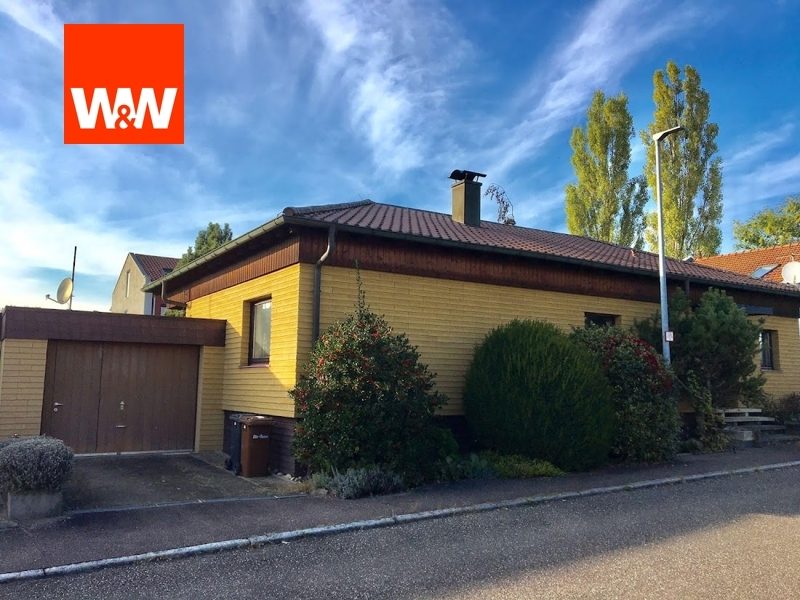 Immobilienangebot - Illingen - Alle - Rohdiamant - Bungalow in ruhiger Feldrandlage!