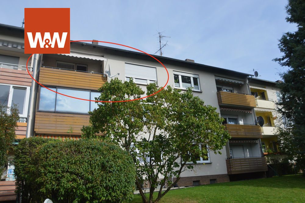 Immobilienangebot - Baunatal - Alle - Reserviert: 3-Zimmer-Wohnung mit ruhigem Sonnenbalkon nahe VW