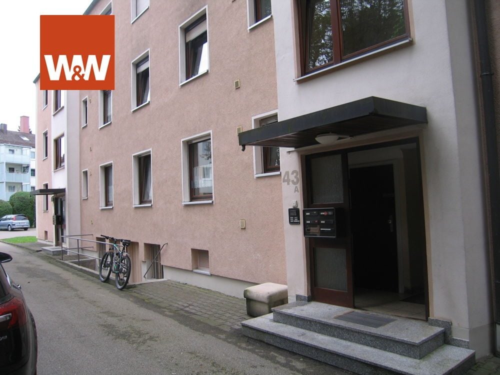 Immobilienangebot - Augsburg - Alle - Günstige, kurzfristig beziehbare ETW mit Stellplatz in 86161 Augsburg