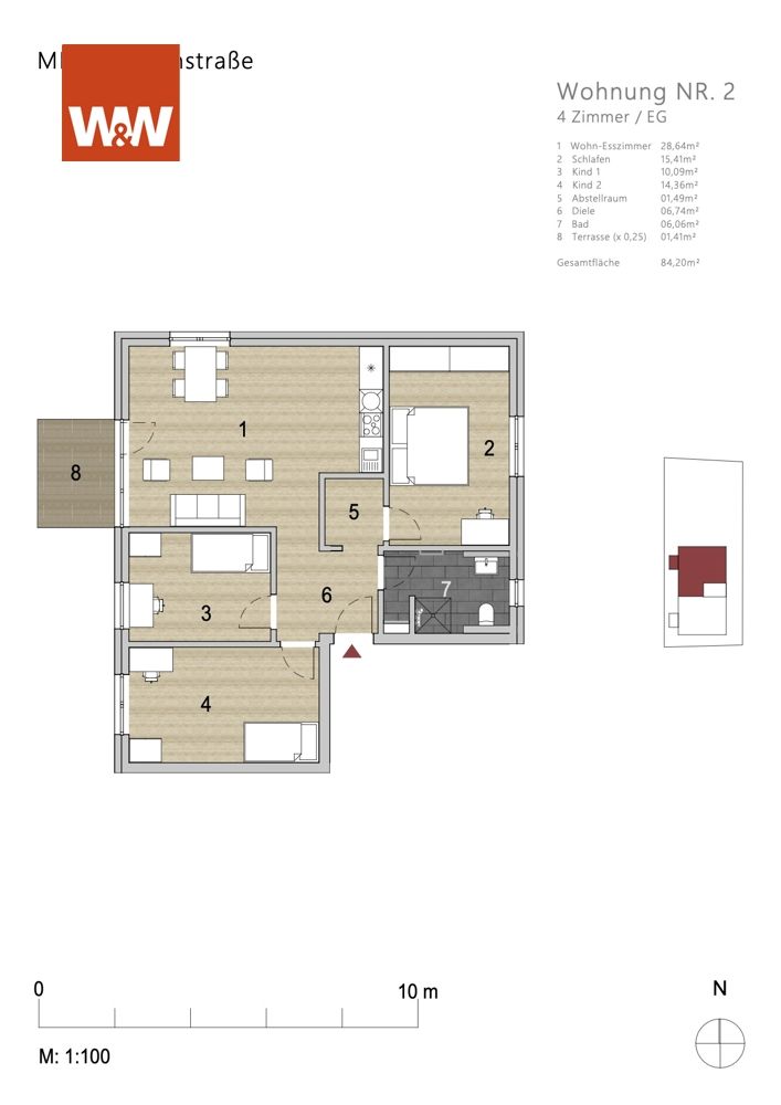 4ZimmerWohnung in 22457 Hamburg / Schnelsen WI 31499