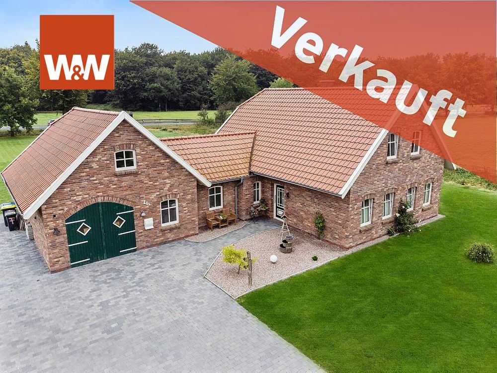 Immobilienangebot - Ihlow / Ludwigsdorf - Alle - Außergew. Chic und Modern! Friesenhaus mit gehob. Ausstattung für die Familie im Dreieck EMD/LER/AUR