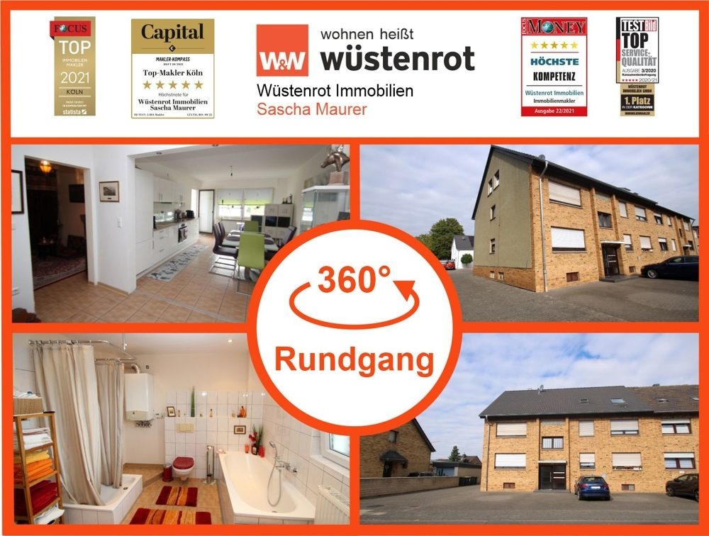 Immobilienangebot - Köln / Roggendorf/Thenhoven - Alle - Gut vermietetes Mehrfamilienhaus mit Steigerungspotential