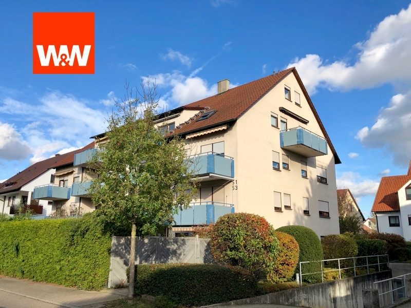 Immobilienangebot - Sachsenheim / Großsachsenheim - Alle - Ideal für Singles oder Pärchen - 2-Zimmerwohnung mit sonnigem Balkon
