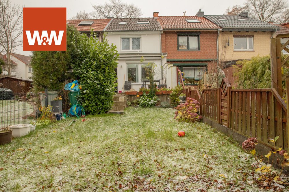 Immobilienangebot - Bremen / Huchting - Alle - Kirchhuchting - Hermannsburg: Gepflegtes Reihenmittelhaus - 2016 saniert!
